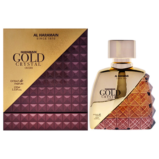 Al Haramain Gold Crystal Oudh Extrait De Parfum Spray 100ml/3.4oz